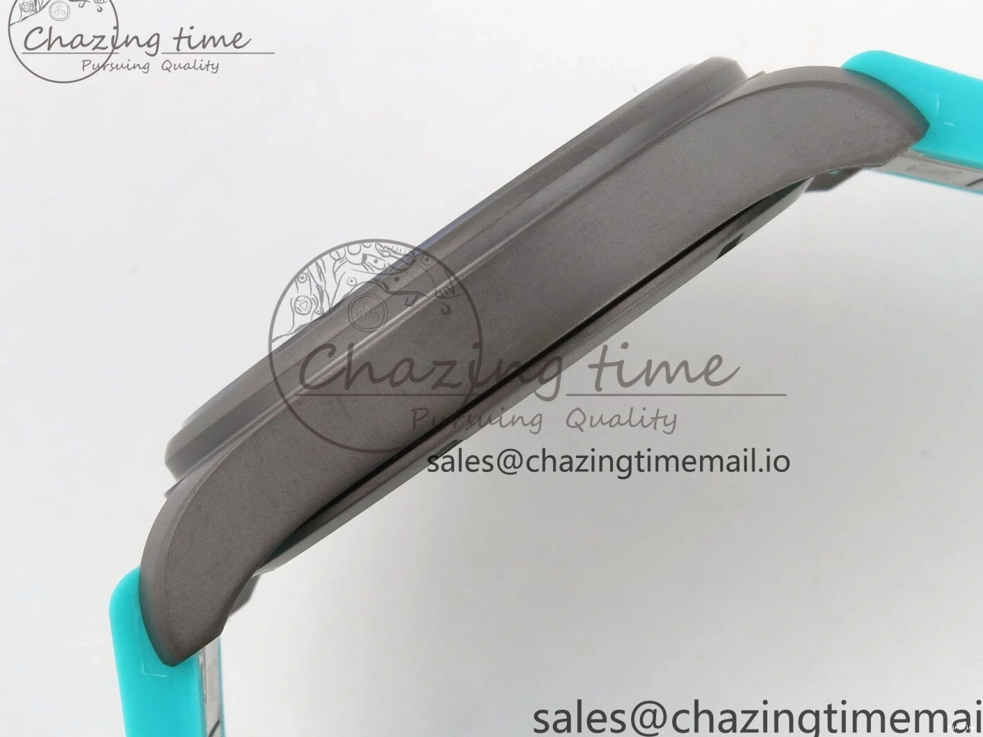 MIROTIME 0109 Pilot Mark XX BLSF 1:1 Best Edition Black Blue Dial on Blue Rubber Strap MIYOTA Sleek 6989